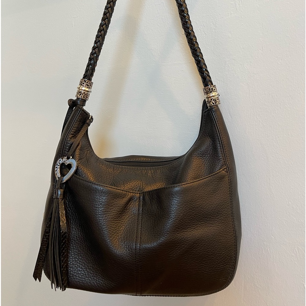 Brighton Barbados zip top hobo handbag